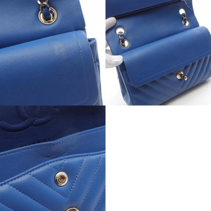 Chanel Blue Leather Timeless 23
