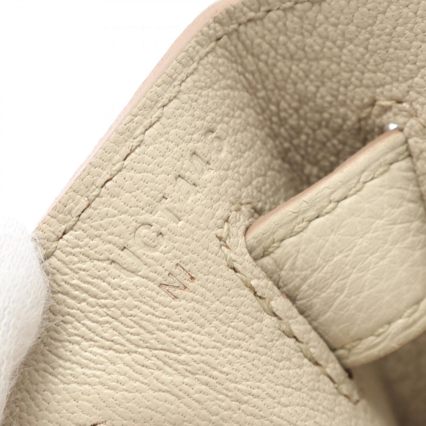 Hermès White Leather Kelly 28