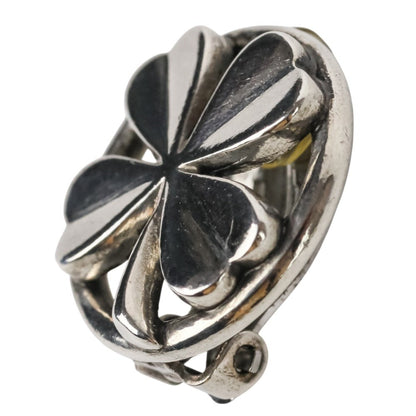 Chanel Silver Metal Clover