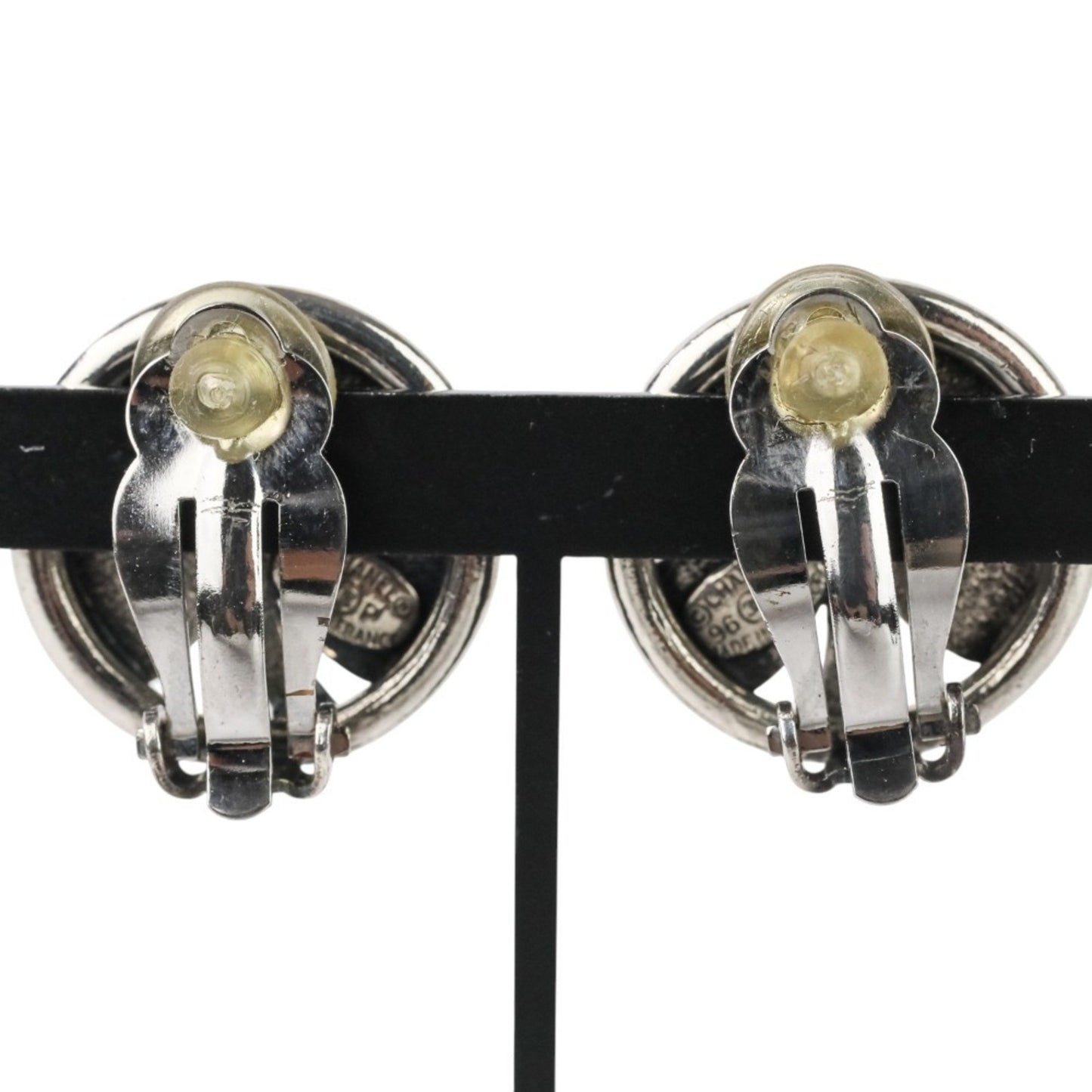 Chanel Silver Metal Clover