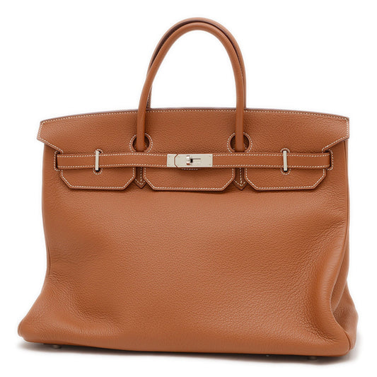 Hermès Brown Leather Birkin 40