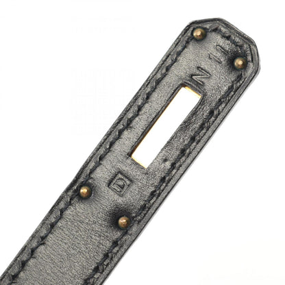 Hermès Black Leather Kelly 28