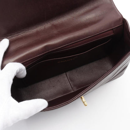 Chanel Red Leather Coco Handle
