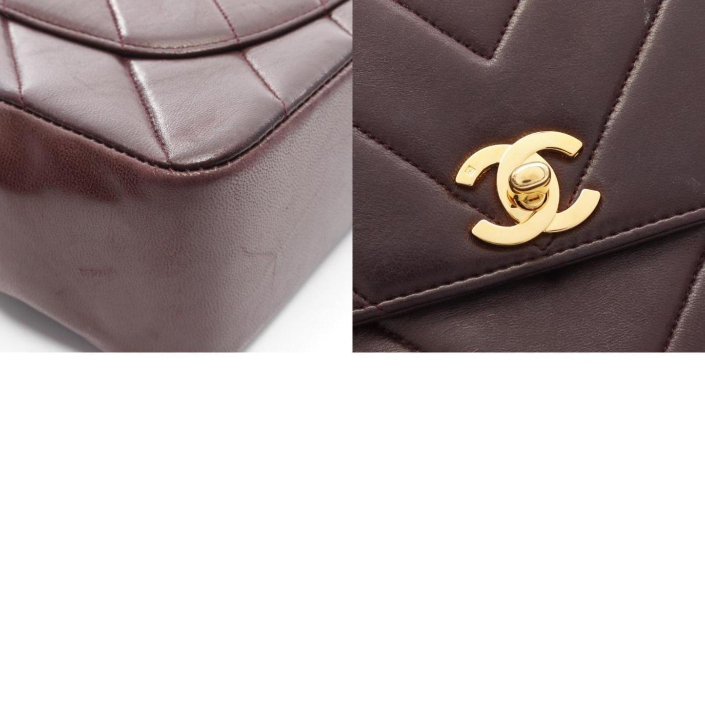 Chanel Red Leather Coco Handle