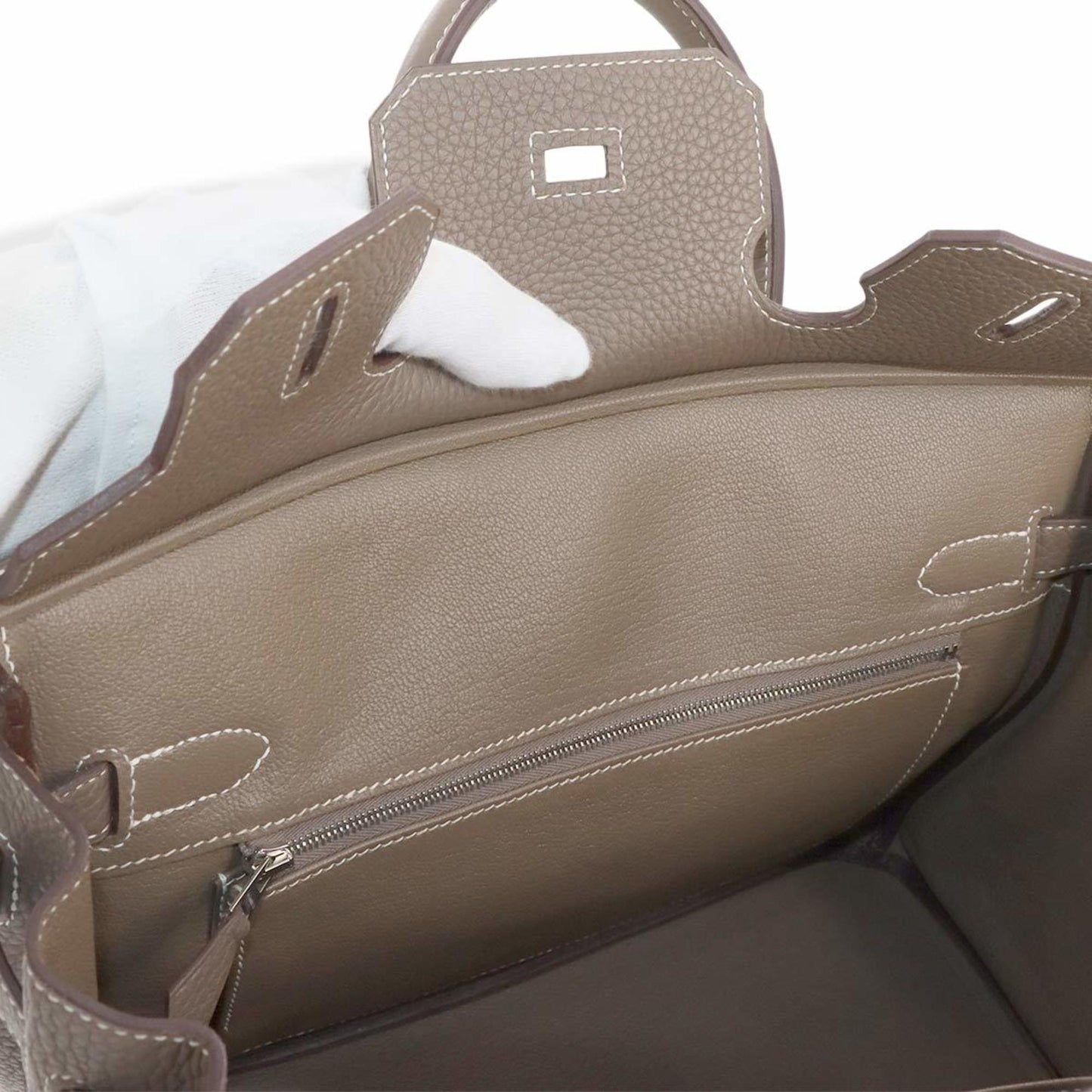 Hermès Gray Leather Birkin 30