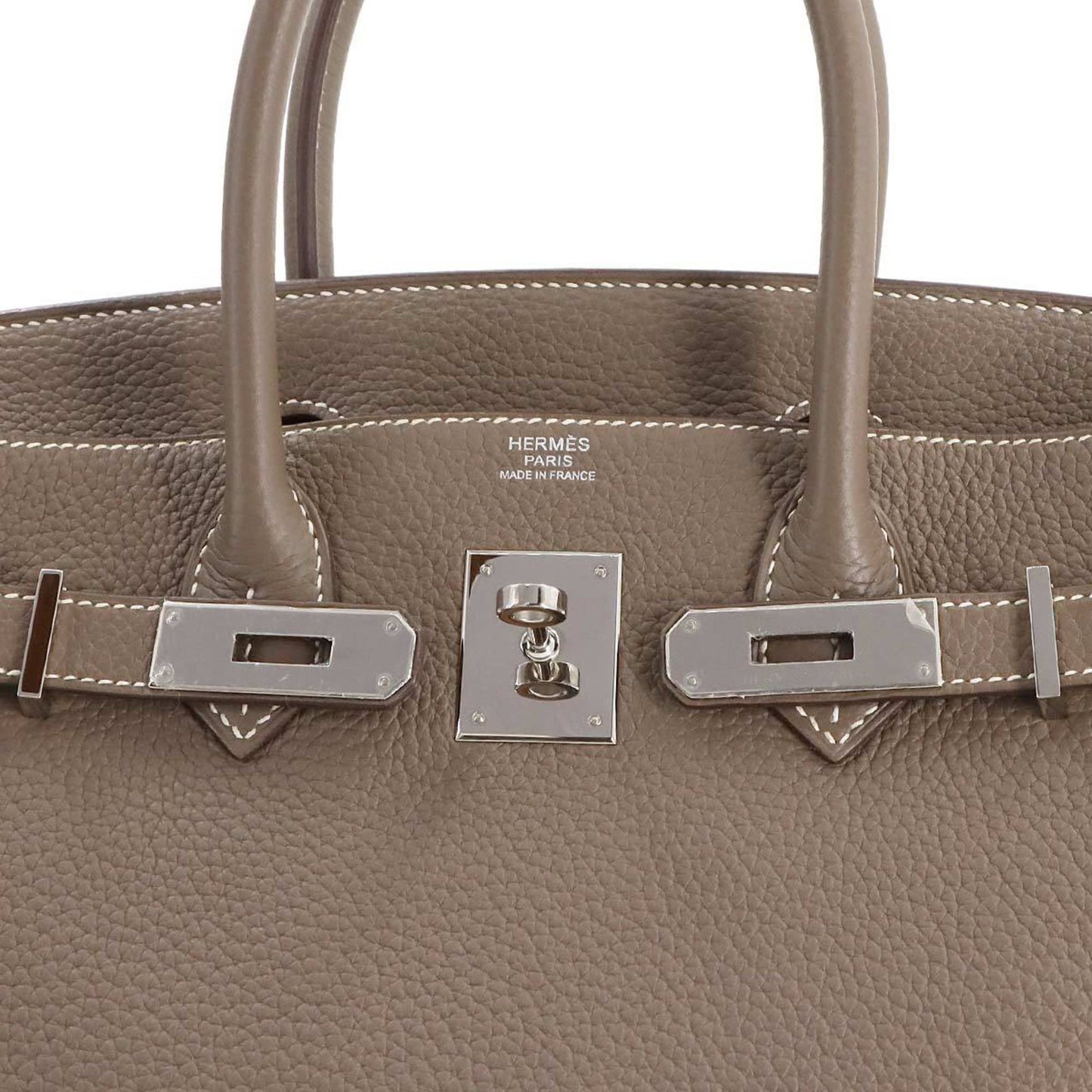 Hermès Gray Leather Birkin 30