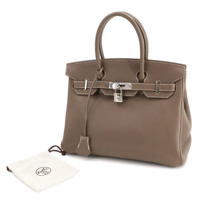 Hermès Gray Leather Birkin 30