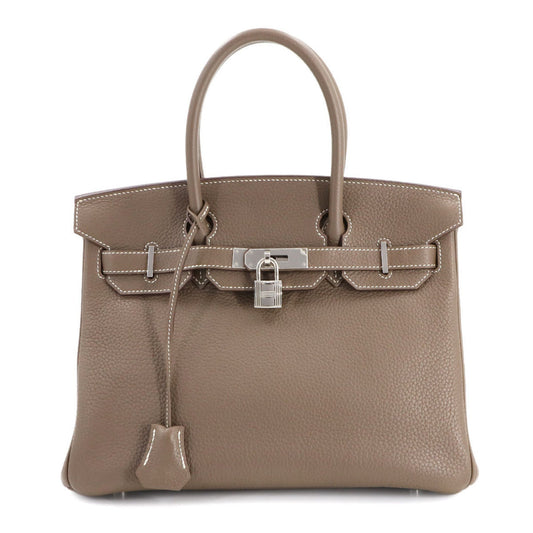 Hermès Gray Leather Birkin 30