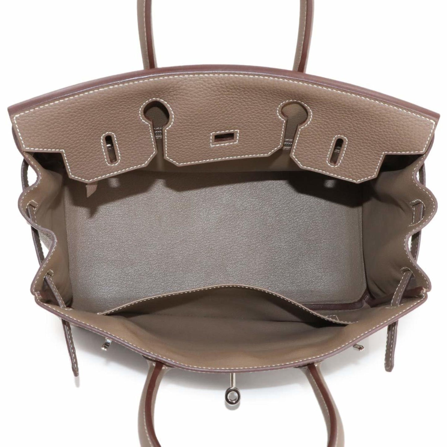 Hermès Gray Leather Birkin 30