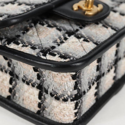 Chanel White Leather Single Flap