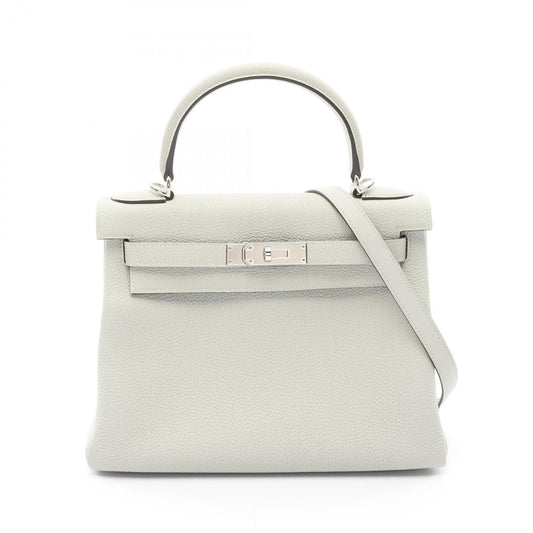 Hermès Green Leather Kelly 28