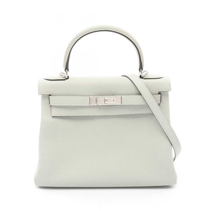 Hermès Green Leather Kelly 28