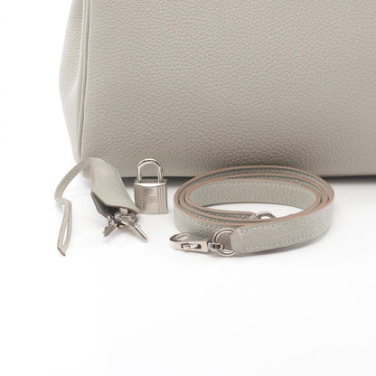 Hermès Gray Leather Kelly 28