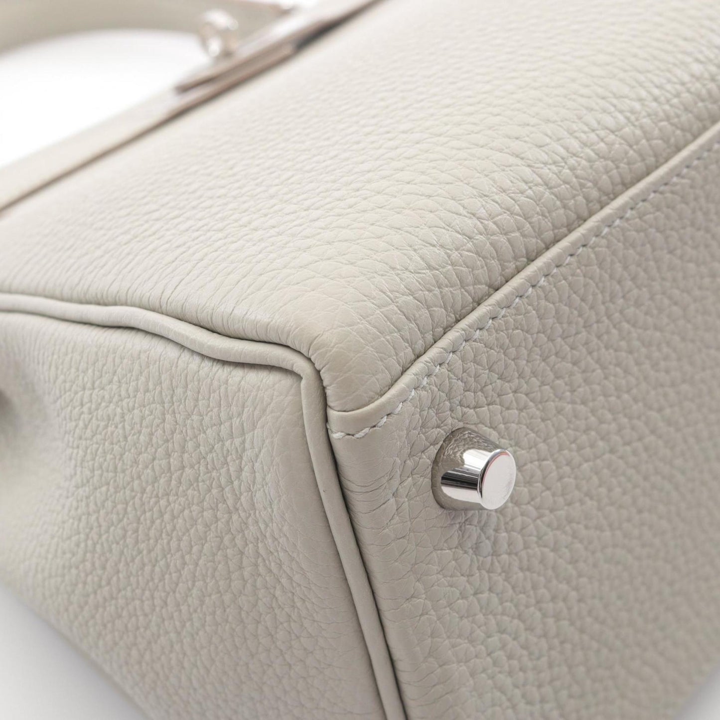 Hermès Gray Leather Kelly 28