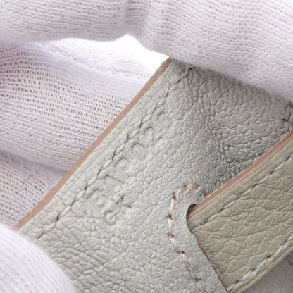 Hermès Gray Leather Kelly 28