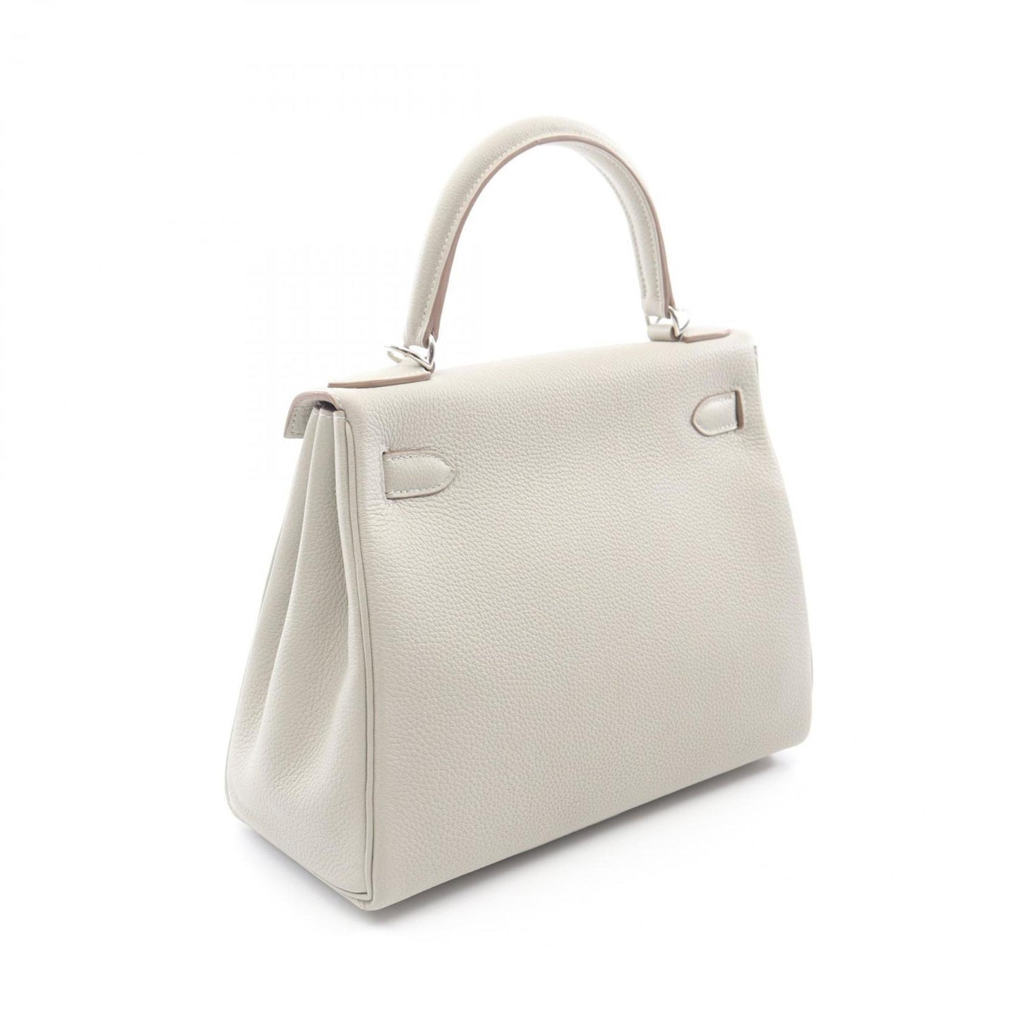 Hermès Gray Leather Kelly 28