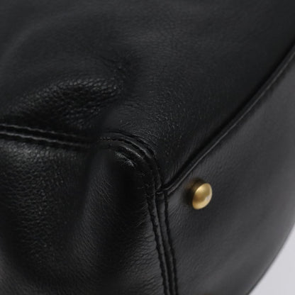 Chanel Black Leather Coco Mark