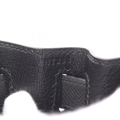 Hermès Black Leather Kelly 28