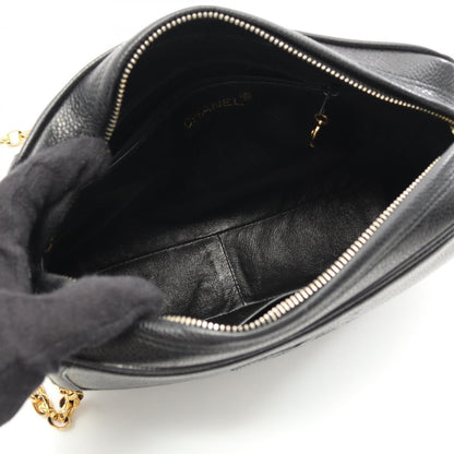 Chanel Black Leather Camera