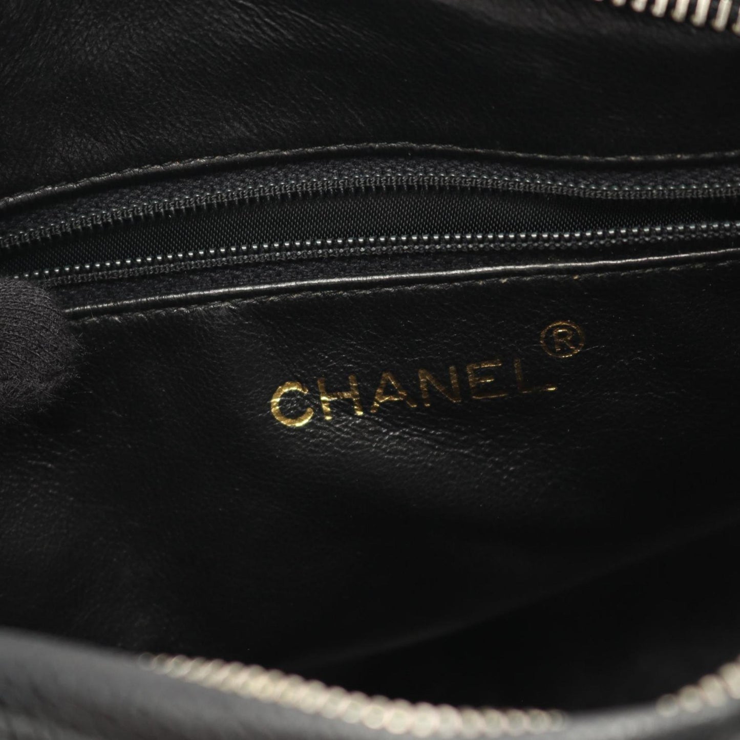 Chanel Black Leather Camera