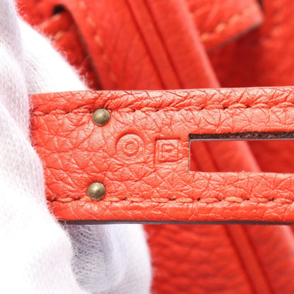 Hermès Red Leather Kelly 35