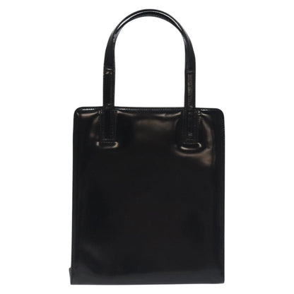 Salvatore Ferragamo Black Patent Leather Gancini