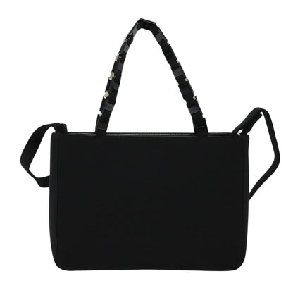 Salvatore Ferragamo Black Nylon Handbag