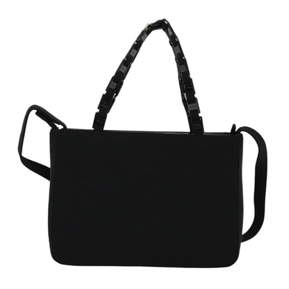 Salvatore Ferragamo Black Nylon Handbag