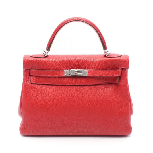 Hermès Red Leather Kelly 32
