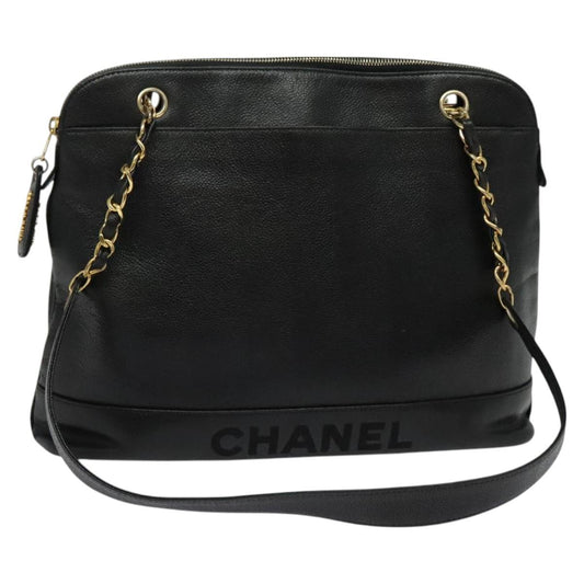 Chanel Black Leather Cc