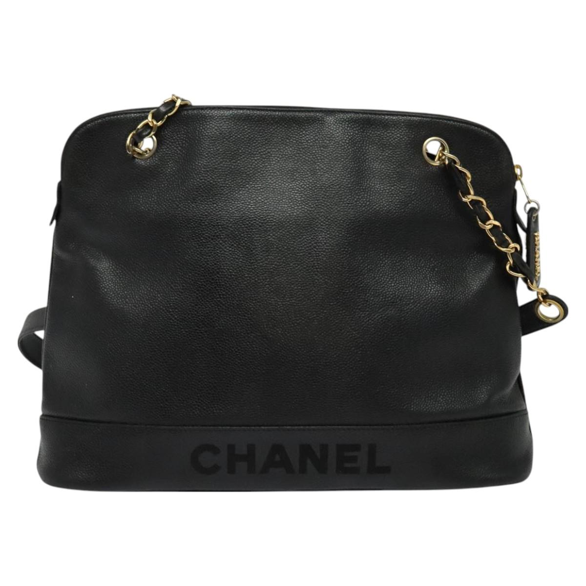 Chanel Black Leather Cc