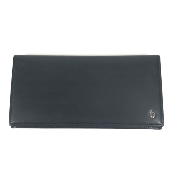 Balenciaga Black Leather Cash Mini Wallet