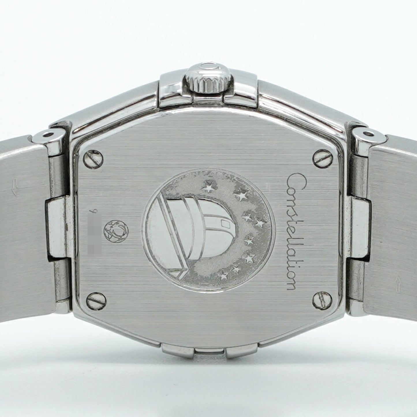 Omega White Steel Constellation