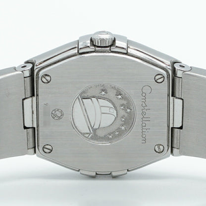 Omega White Steel Constellation