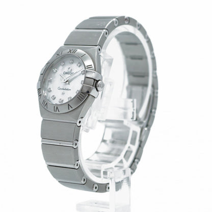 Omega White Steel Constellation