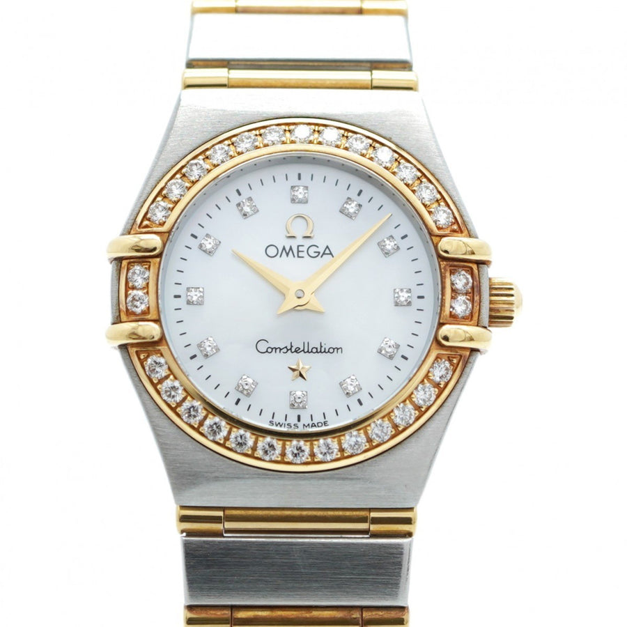 Omega White Steel Constellation