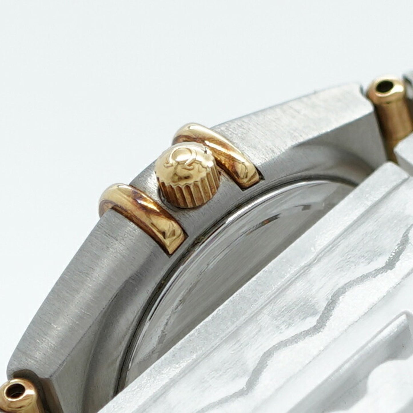 Omega White Steel Constellation