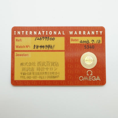 Omega White Steel Constellation