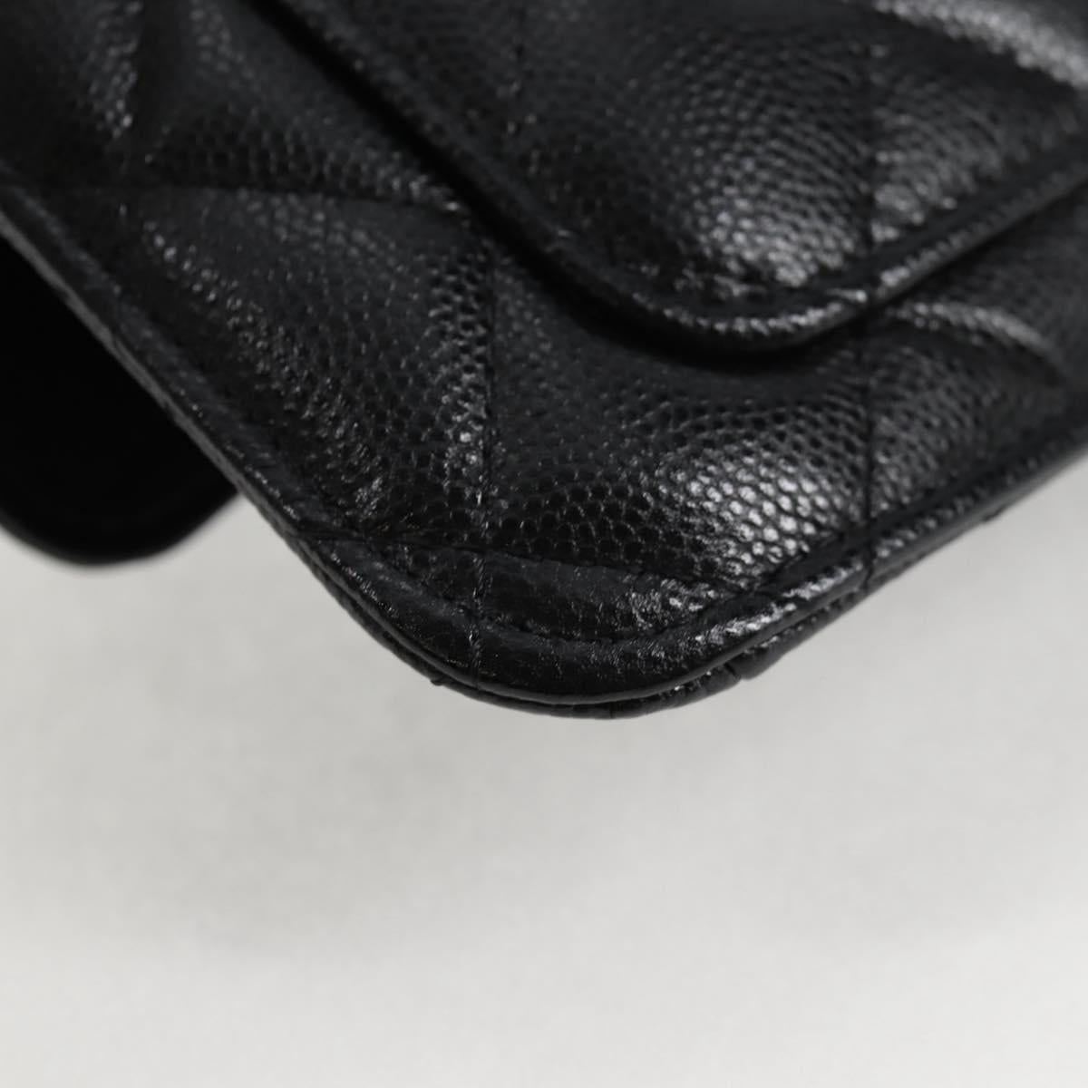 Chanel Black Leather Single Flap