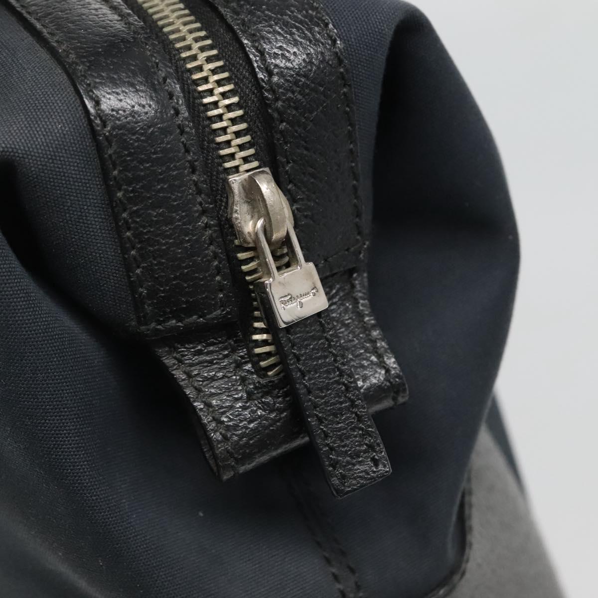 Salvatore Ferragamo Black Nylon Handbag