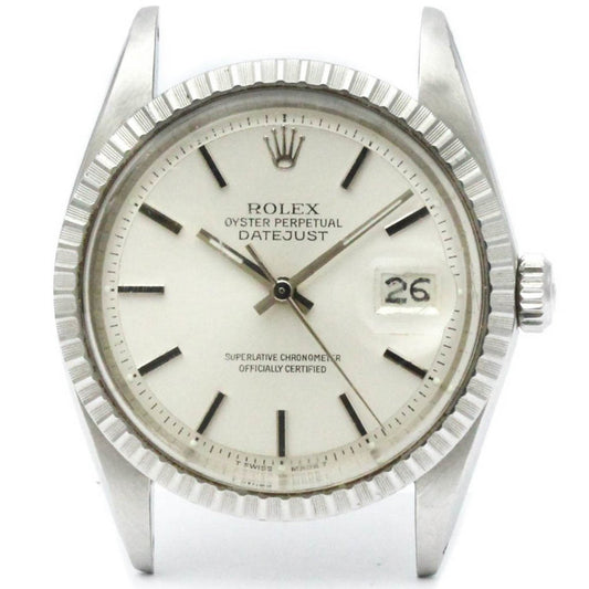 Rolex Silver Steel Datejust