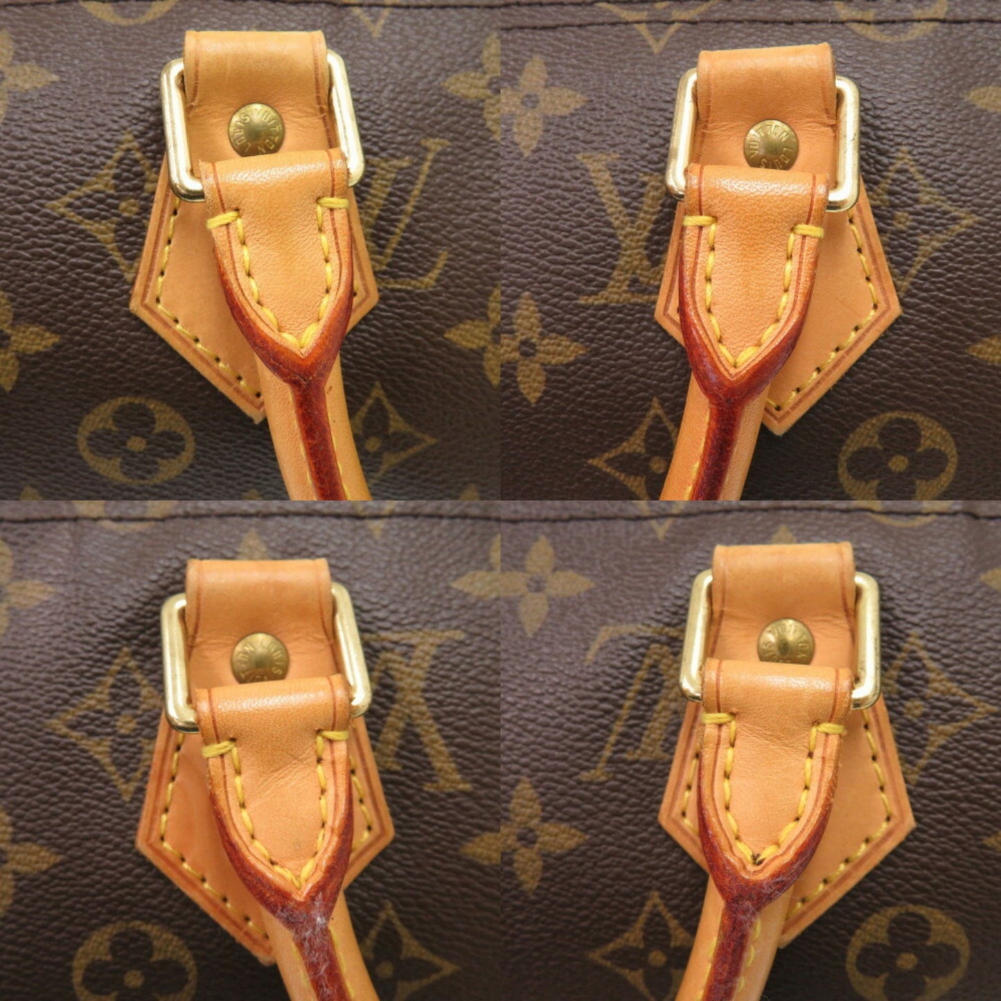 Louis Vuitton Brown Canvas Speedy 35
