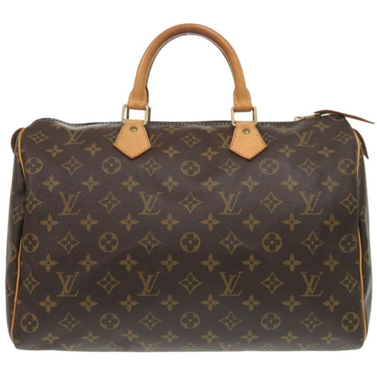 Louis Vuitton Brown Canvas Speedy 35