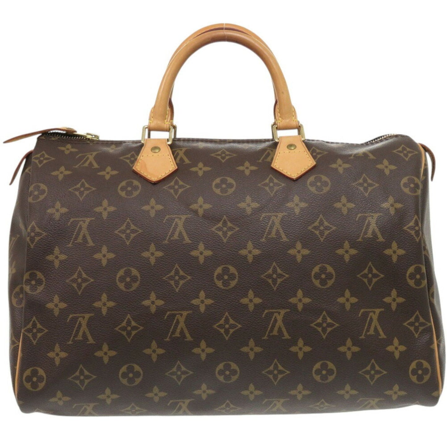 Louis Vuitton Brown Canvas Speedy 35