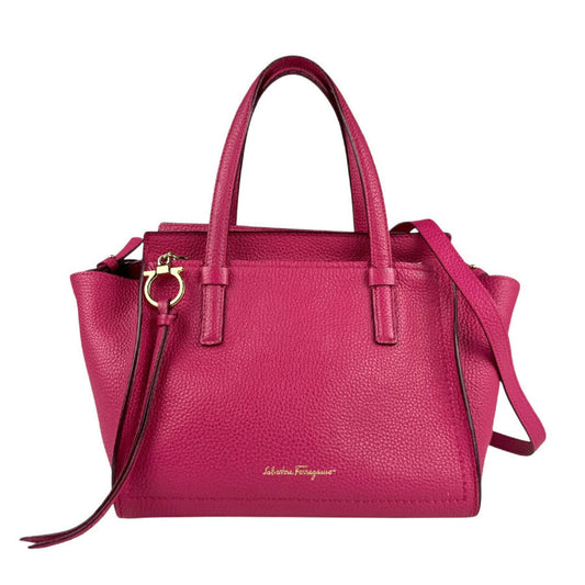 Salvatore Ferragamo Pink Leather Amy
