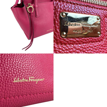 Salvatore Ferragamo Pink Leather Amy
