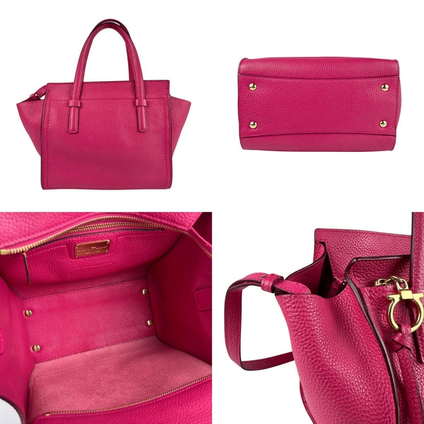 Salvatore Ferragamo Pink Leather Amy