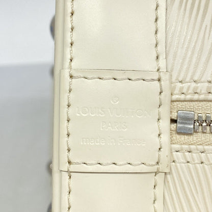 Louis Vuitton White Leather Alma