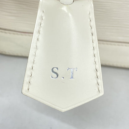 Louis Vuitton White Leather Alma