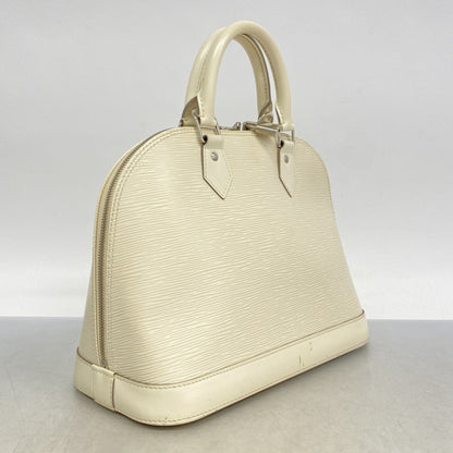 Louis Vuitton White Leather Alma